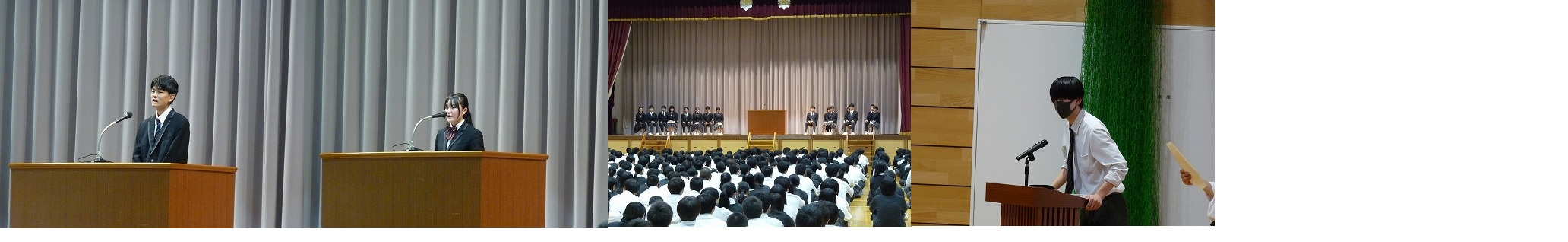 生徒会「役員立会演説会･投票」実施